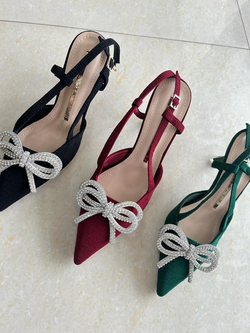 Women Sexy Bow Spring/summer Heel